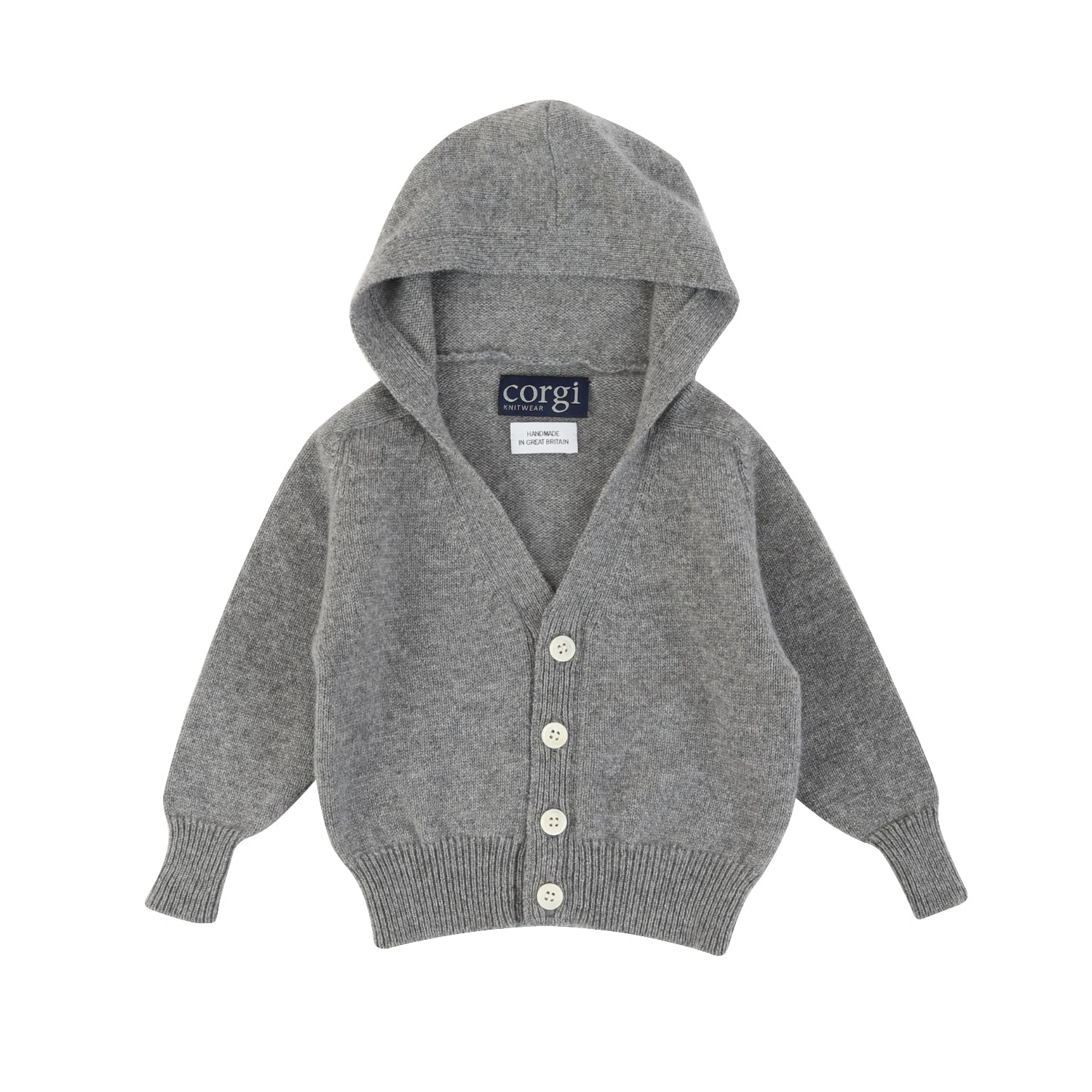Cozy Baby Knit Cardigan with Sweet Hood Detail